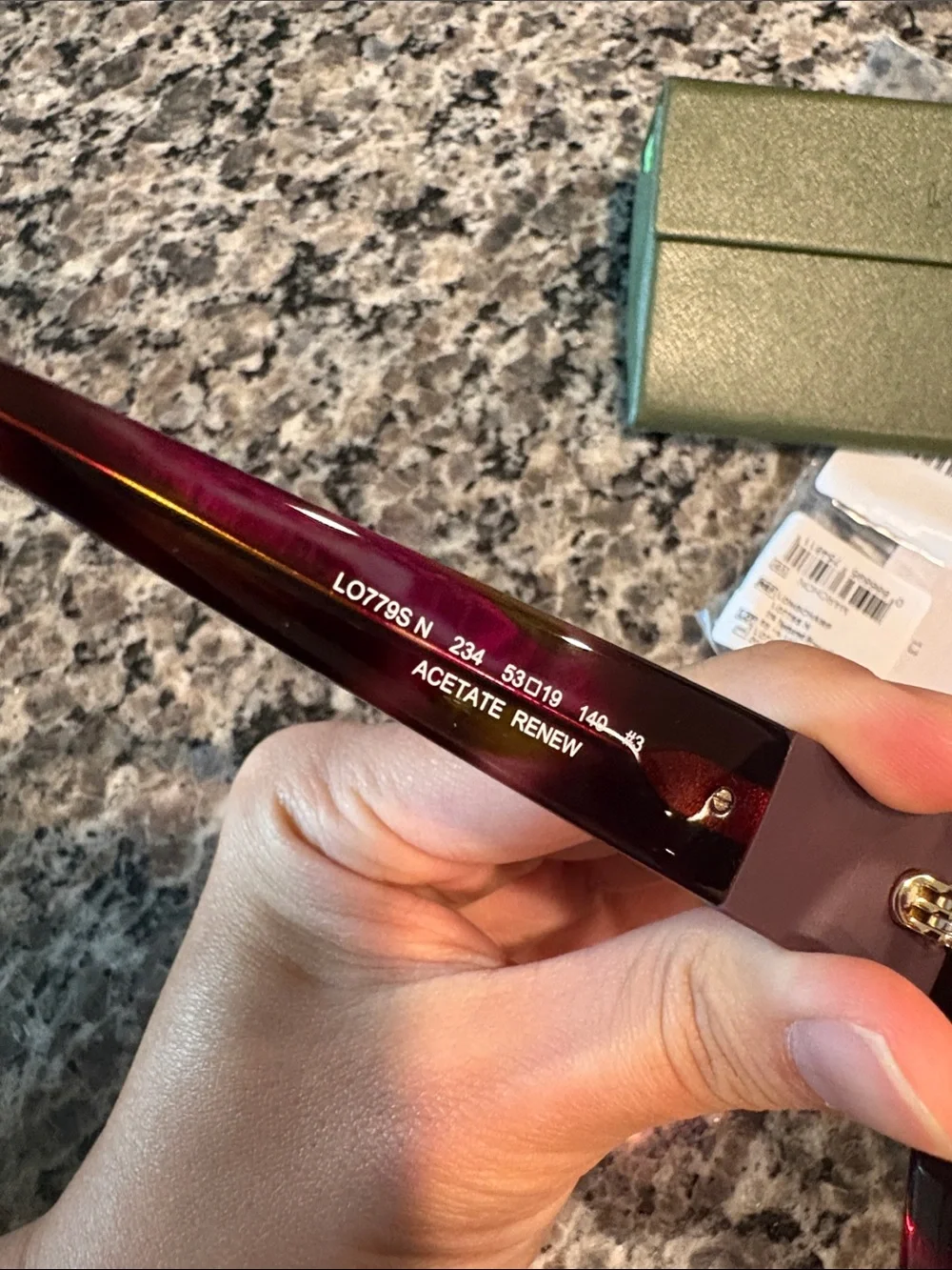 NWT Longchamp Polarized Women's Sunglasses - Dark Burgundy
